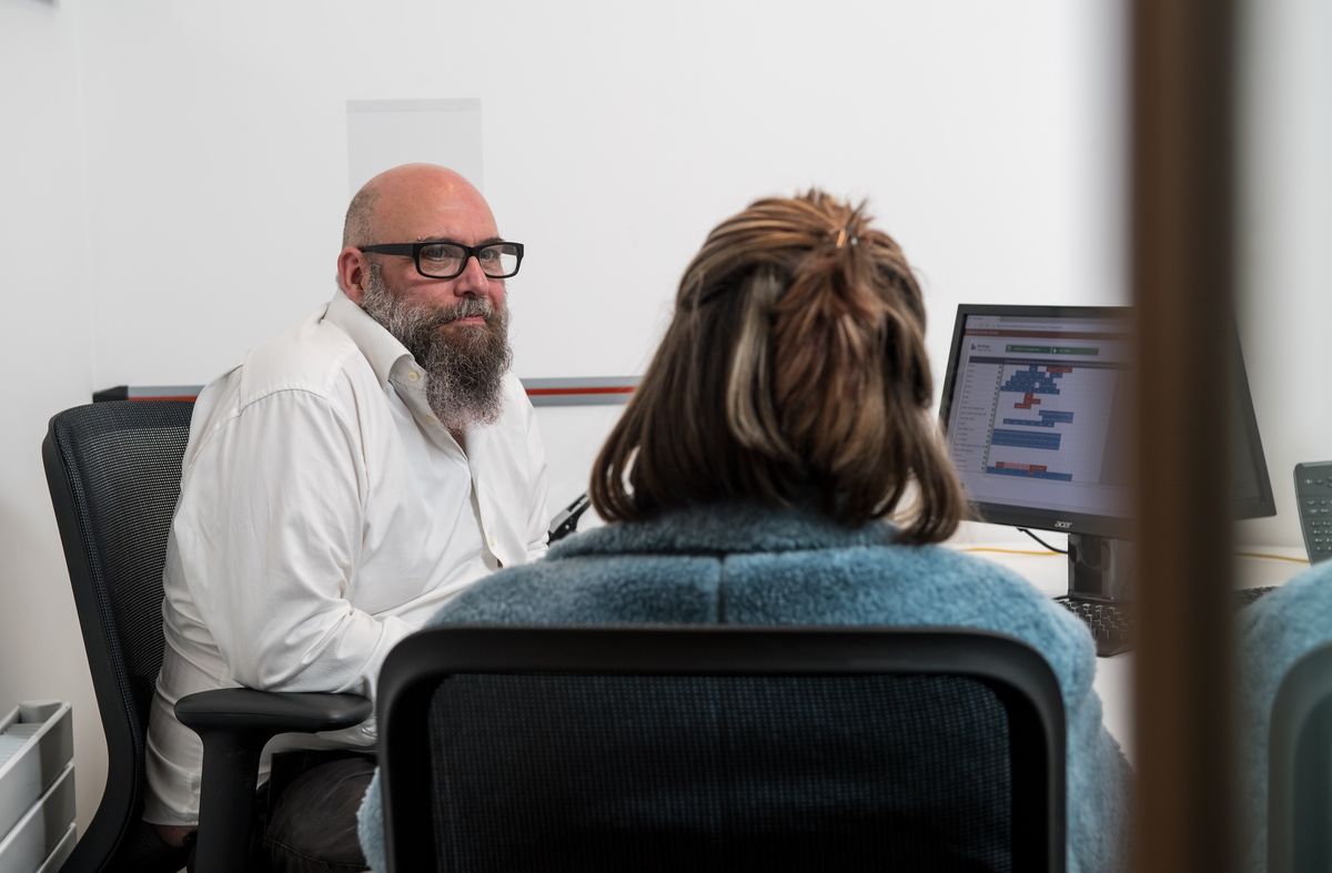 Assessment advisor with client
