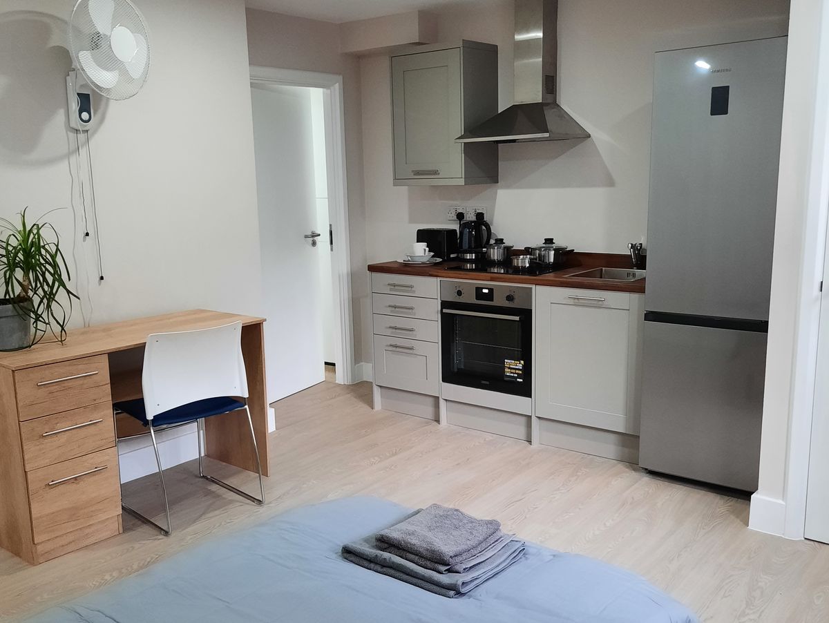 Move on flat kitchen